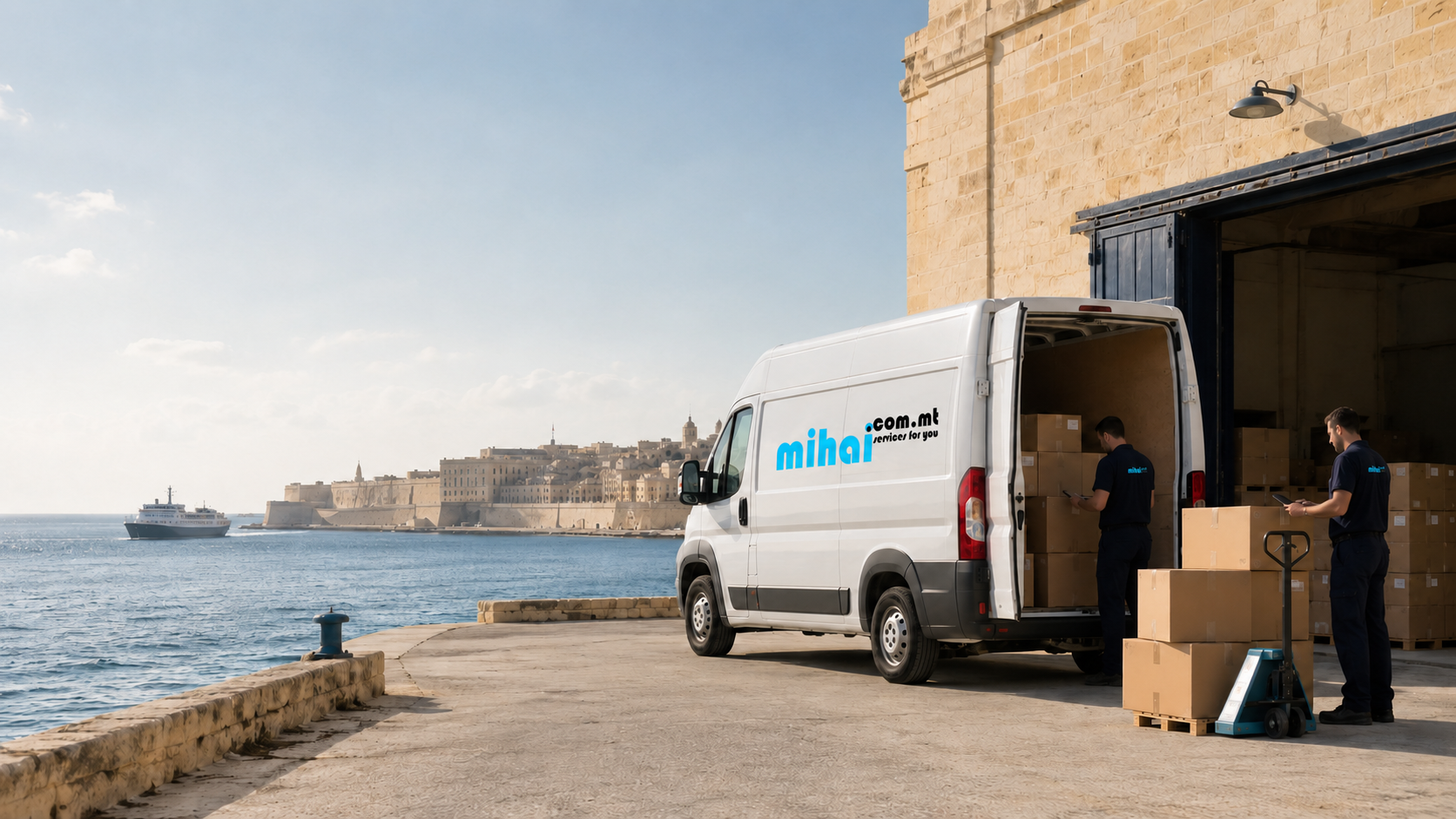 Weekly transport from Sicily to Malta
