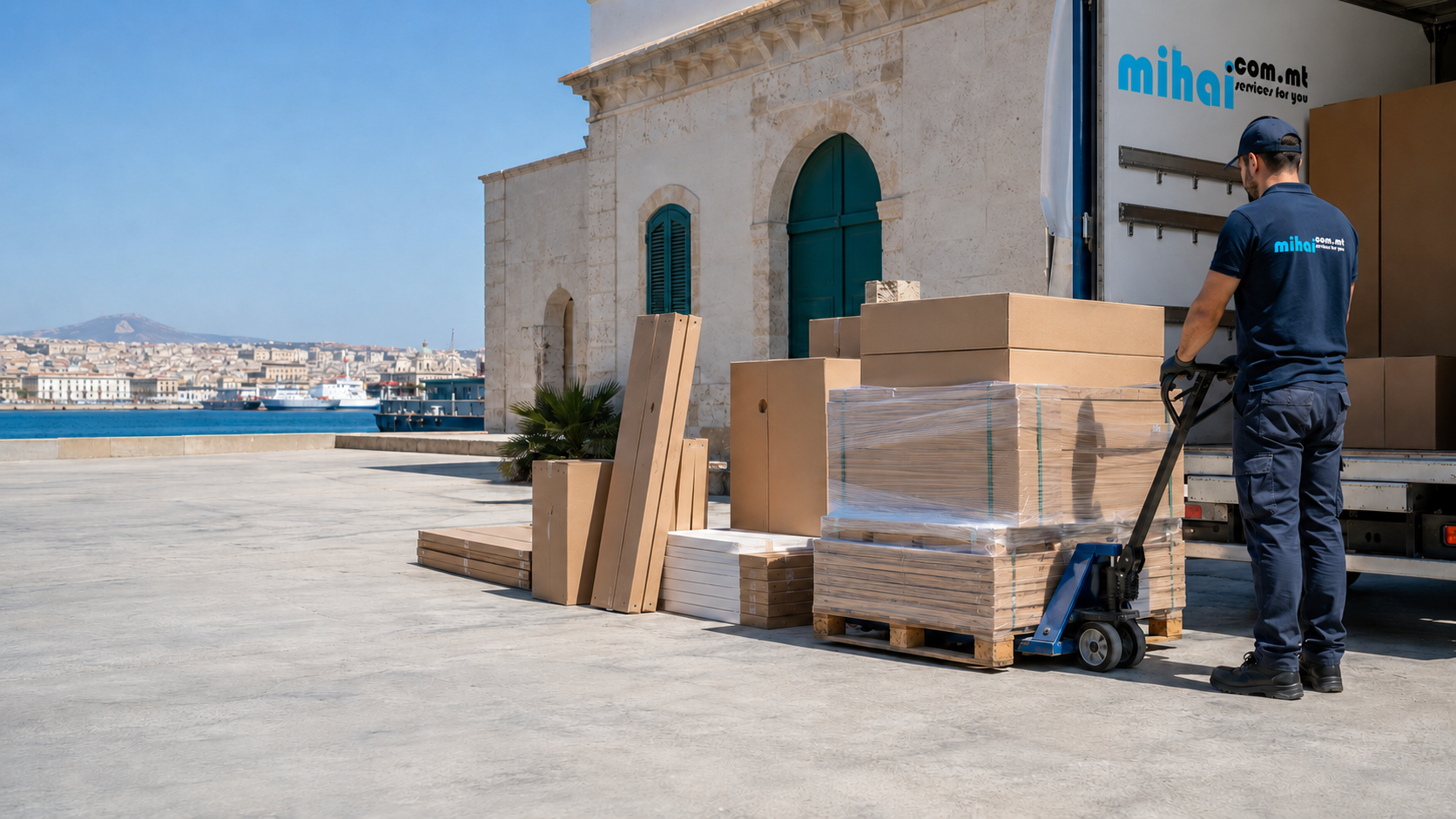 IKEA Catania collection and transport to Malta
