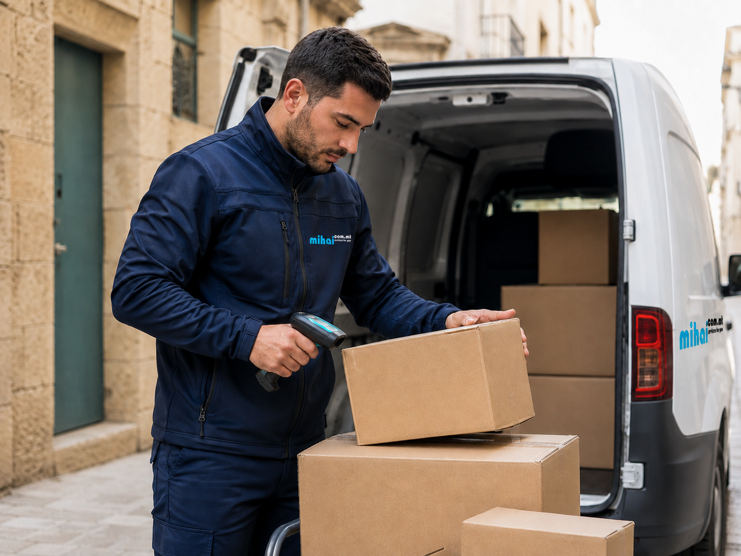 DPD parcel courier Malta to Europe