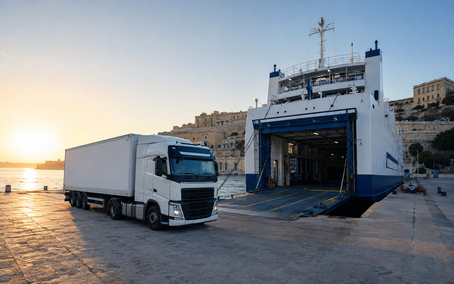 Weekly Sicily to Malta furniture transport